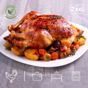 Pollo orgánico certificado