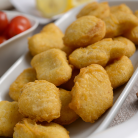Nuggets de pollo prefrito.