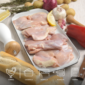 Churrasquito pollo corral . Cocorokeen.